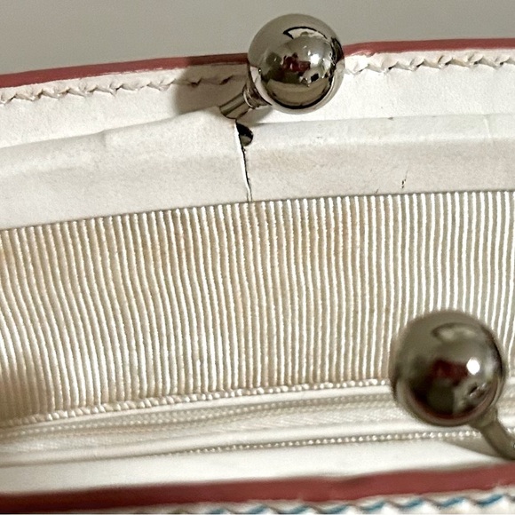 Gently Used ELLIOT LUCCA Woven Leather Satchel - Picture 9 of 10